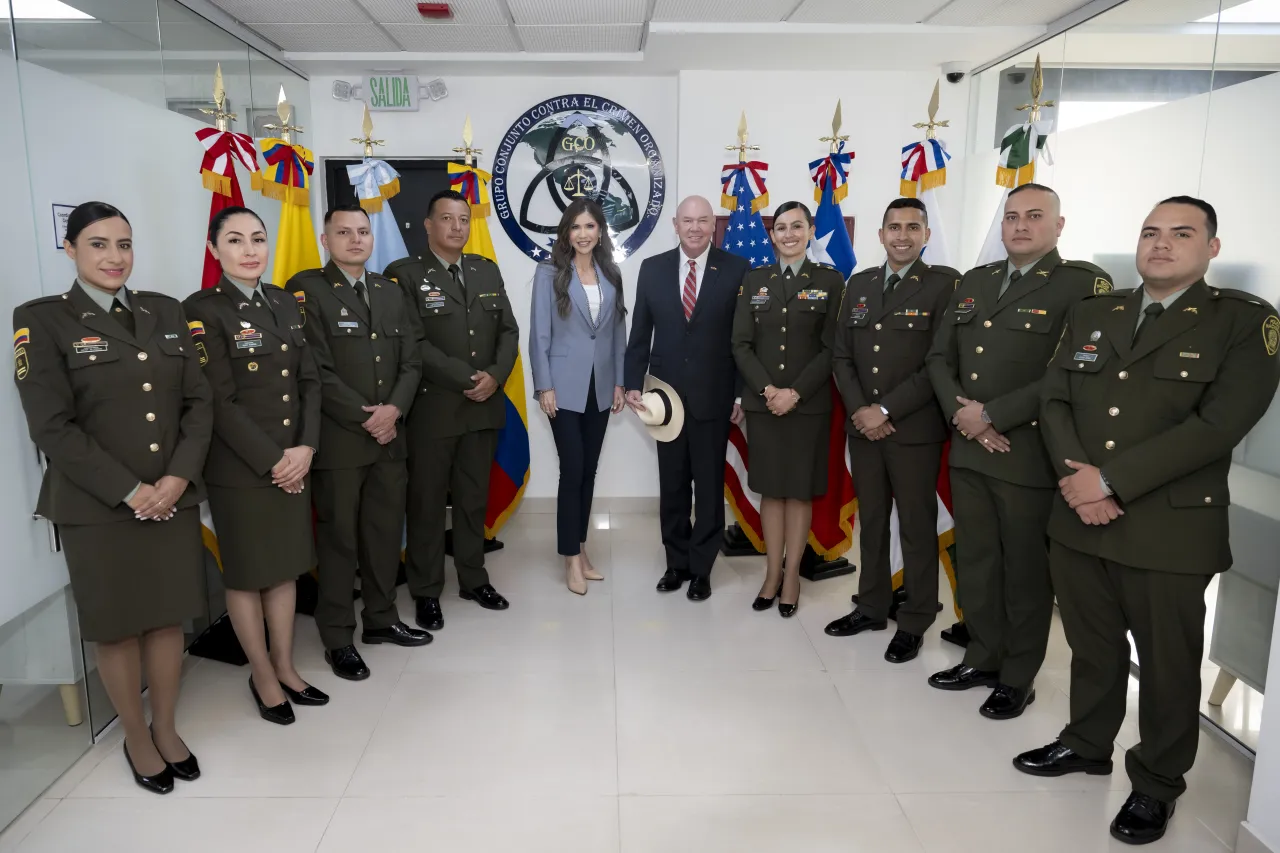 DHS Secretary Kristi Noem Travels to Colombia (015) Image: DHS Secretary Kristi Noem Travels to Colombia (015)
