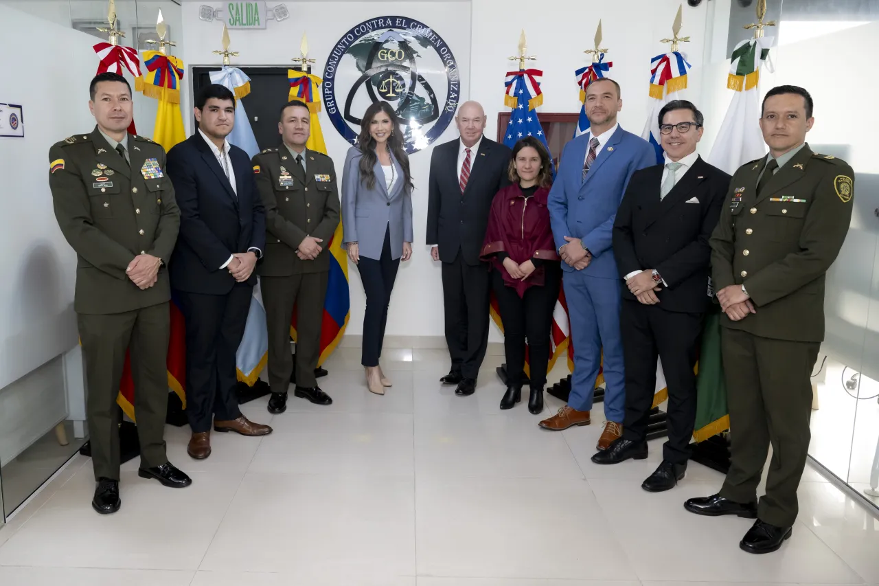 DHS Secretary Kristi Noem Travels to Colombia (017) Image: DHS Secretary Kristi Noem Travels to Colombia (017)