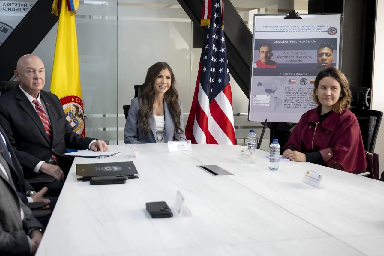 DHS Secretary Kristi Noem Travels to Colombia (018) Image: DHS Secretary Kristi Noem Travels to Colombia (018)