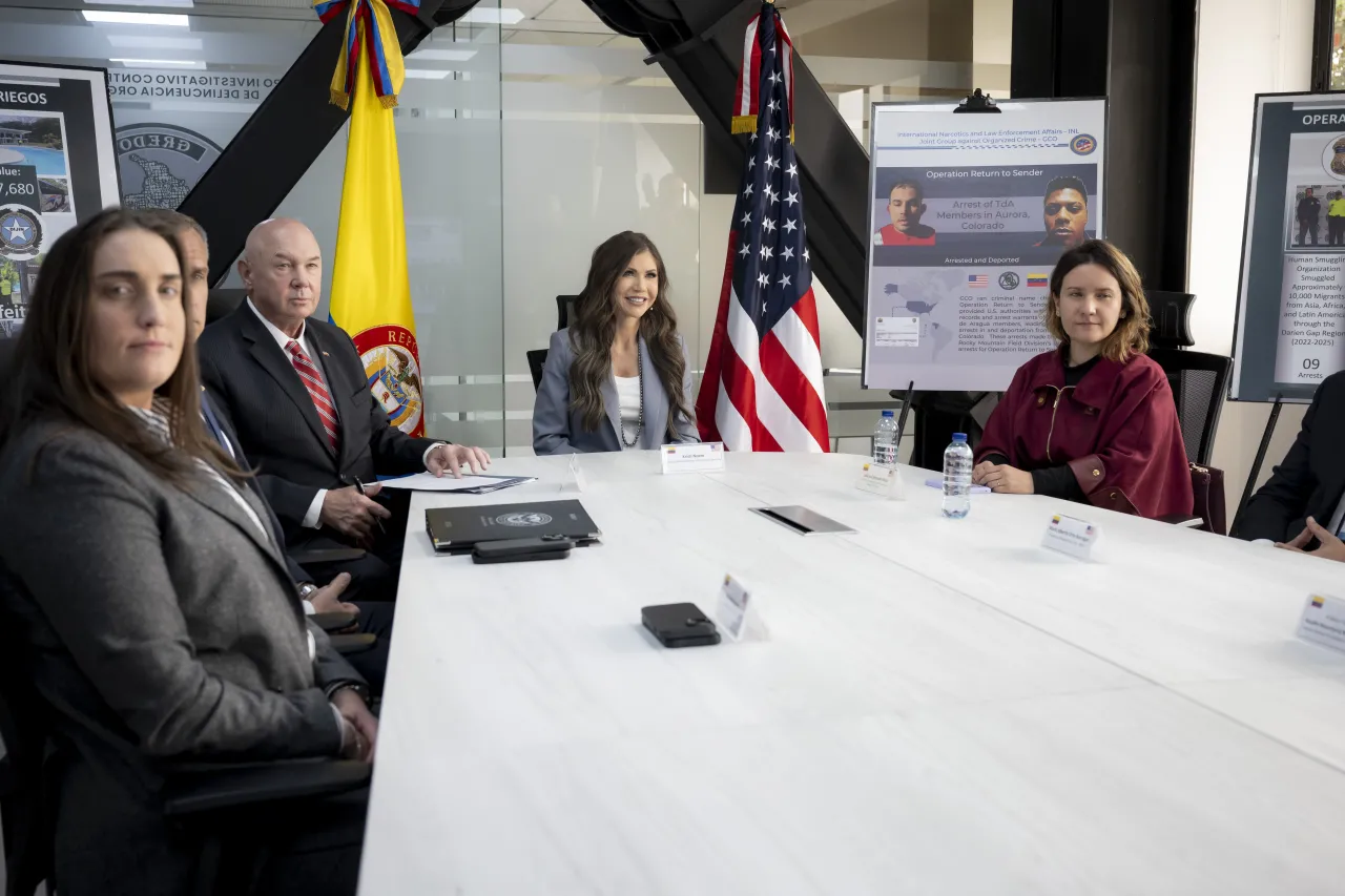 DHS Secretary Kristi Noem Travels to Colombia (019) Image: DHS Secretary Kristi Noem Travels to Colombia (019)