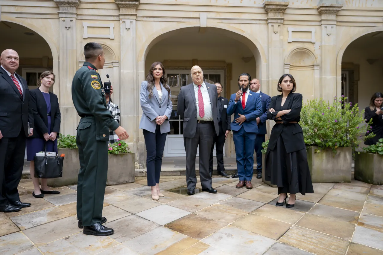 Image: DHS Secretary Kristi Noem Travels to Colombia (024)