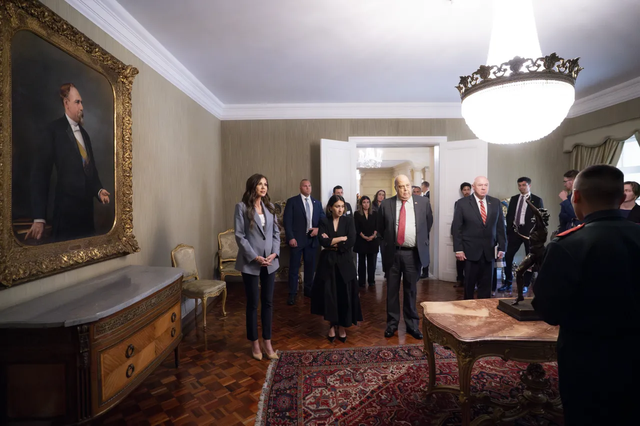 Image: DHS Secretary Kristi Noem Travels to Colombia (026)