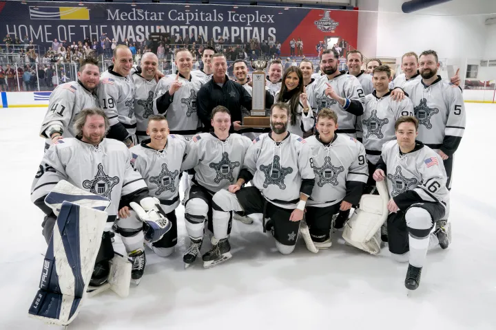 Cover photo for the collection "DHS Secretary Kristi Noem Attends USSS vs FBI Charity Hockey Game"