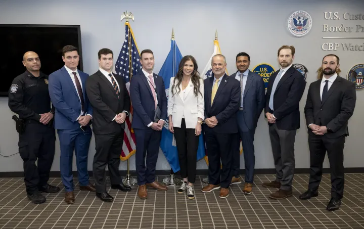 Cover photo for the collection "DHS Secretary Kristi Noem Visits the ICC"