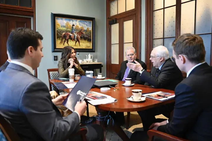 Cover photo for the collection "DHS Secretary Kristi Noem Meets with FedEx"