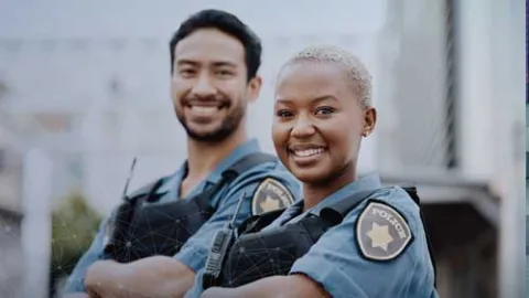Police man and police woman