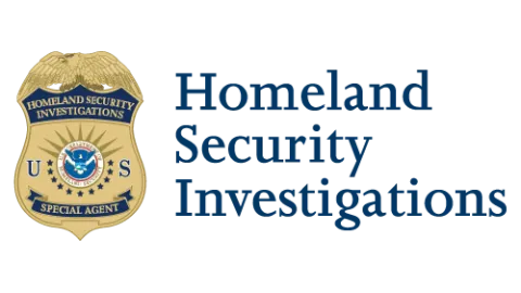 Homeland Security Investigations Logo and Wordmark