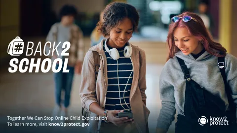 Know2Protect Social Post for Back to School