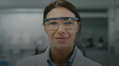 Female lab technician