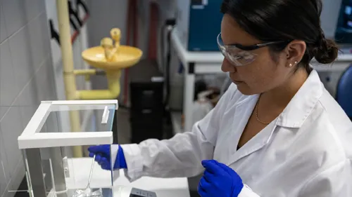 ST chemist in lab