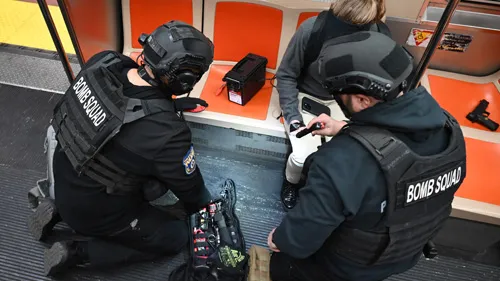 Bomb Technicians Train on Trains