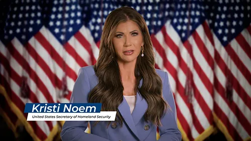 Kristi Noem, United States Secretary of Homeland Security