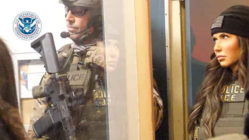 Secretary Krisi Noem participates in ICE raids to capture criminal illegal aliens
