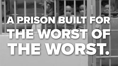 A Prison Built for the Worst of the Worst. Prisoners behind bars in facility in El Salvador.