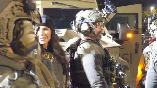 Secretary Noem and ICE agents on a mission.